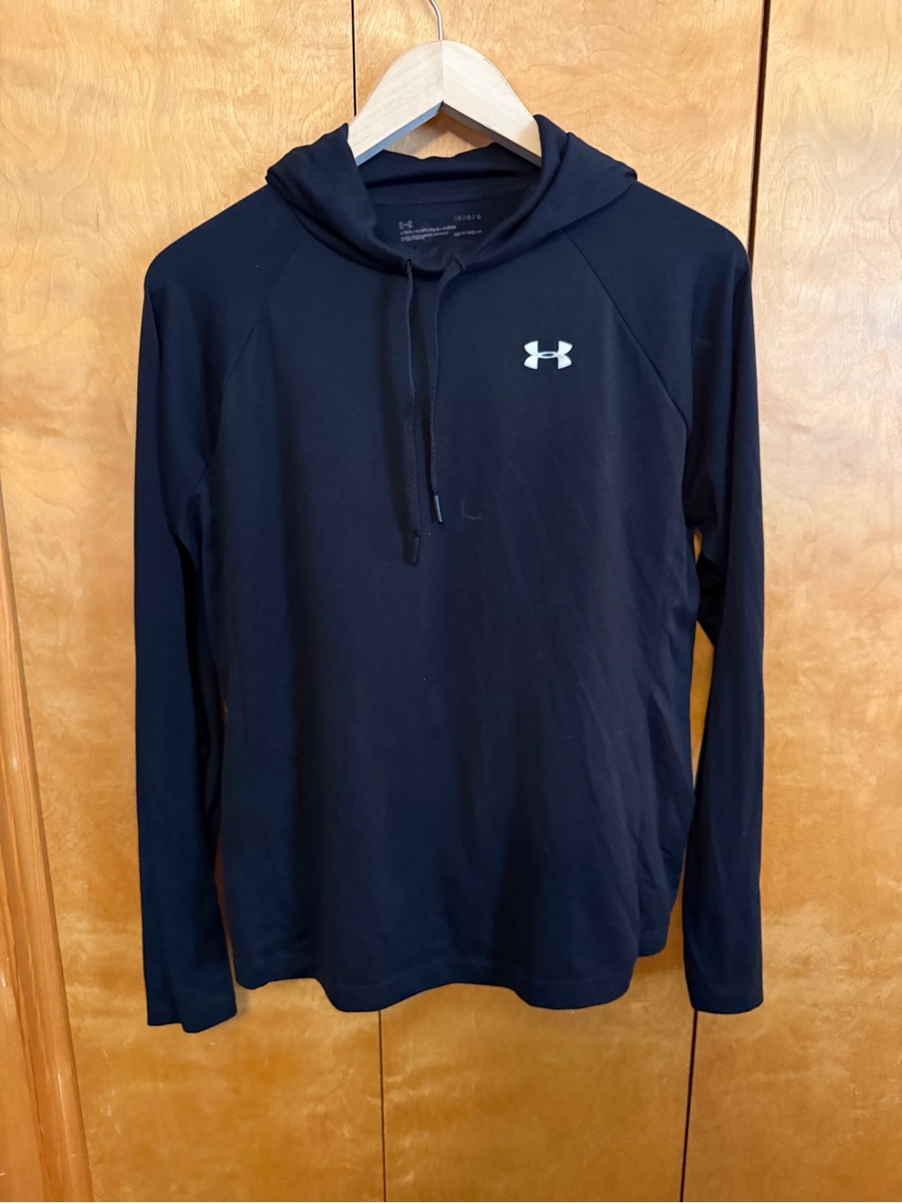 Under Armour Black Hooded Long Sleeve Shirt